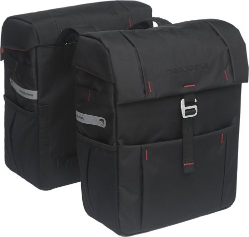 New Looxs Vigo Double Dubbele Fietstas - 37 liter - Zwart