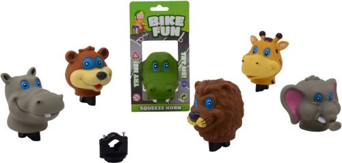 Bike Fun honker dierfiguur 6 assorti