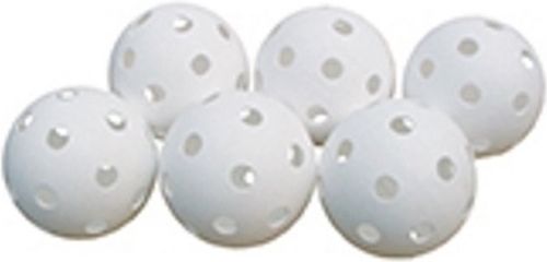 Megaform Set of 6 Floor Hockey Balls White