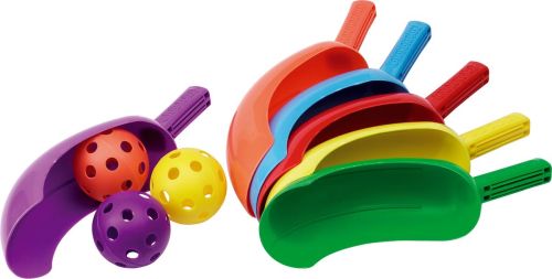 Scoop Set met 6 Gekleurde Knuppels en Ballen