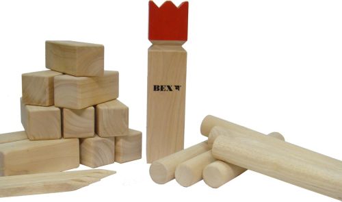 Bex Sport Original Kubb Rode Koning - Rubberhout