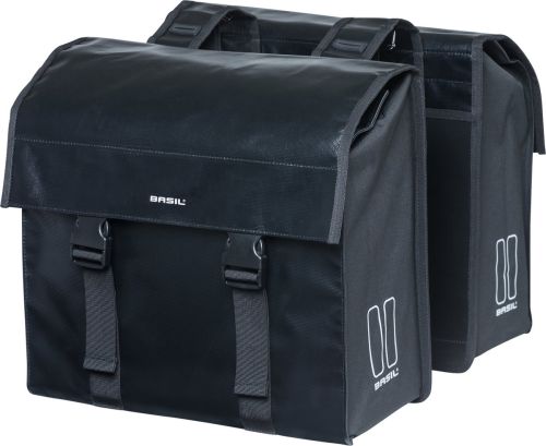 Basil Urban Load Dubbele fietstas - Zwart - 48 Liter