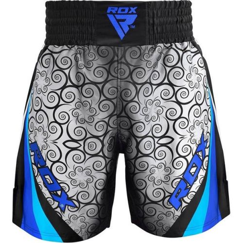 BSS Boxing Training Shorts Satin R2 - Blauw