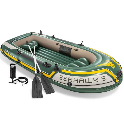 Intex Seahawk 3 Set | Driepersoons opblaasboot met peddels en pomp