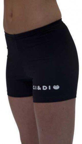 GI&DI Damesshort 3424 Zwart Sportbroek - Maat XXXL