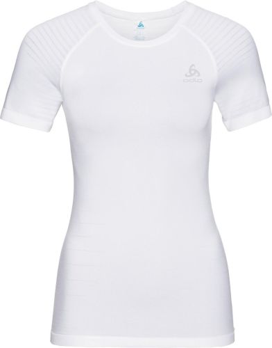 Odlo Bl Top Crew Neck S/S Performance Light Dames Sportshirt - White - Maat L