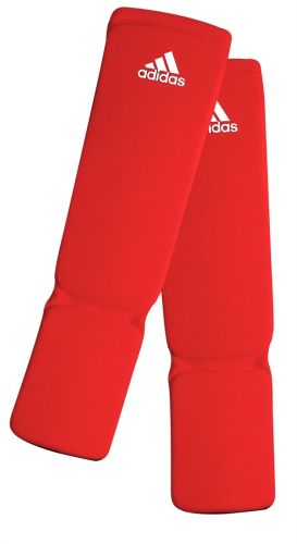 Adidas Elastische Scheenbeschermers - Rood - M