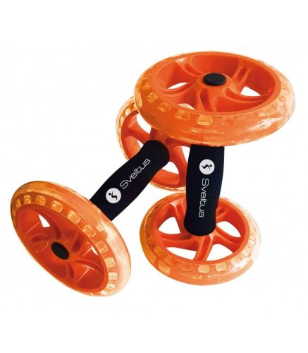 Sveltus Trainingswielen Oranje 2 Stuks 14 Cm