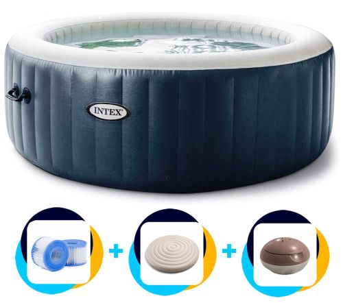 Intex Opblaasbare Jacuzzi | PureSpa Navy 4-persoons