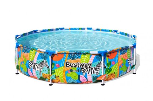 Bestway zwembad steel pro rond jungle - 305 cm