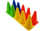 Tunturi Training Cone Set, 10pcs, 23cm, Multicolor