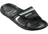 Beco Badslippers Met Klittenband Zwart Unisex Maat 37