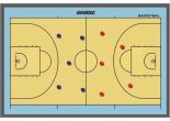 Sportec Coachbord Basketbal Magnetisch 46 X 30 Cm