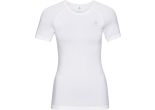 Odlo Bl Top Crew Neck S/S Performance Light Dames Sportshirt - White - Maat L