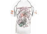 Nihon Thermoshirt Rashguard Samurai Heren Wit Maat S