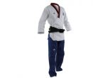 Adidas Poomsae Taekwondopak Boys Wit/Licht Blauw 120cm