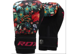 Boxing Gloves Fl-3 Floral Black-10OZ