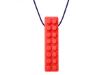 ARKs Brick Stick Chew Necklace - Red (soft)