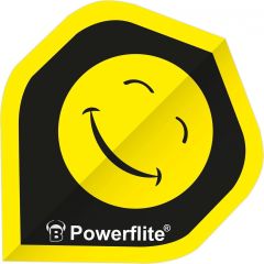 Bull´s Powerflite Smiley Zwart/geel