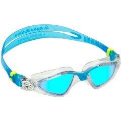 Kayenne Blue Titanium Mirrored Lens Clear/Turquoise