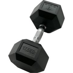 Hexagonal dumbbell 17.5 kg x1