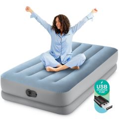 Intex Dura-Beam Comfort luchtbed - eenpersoons 