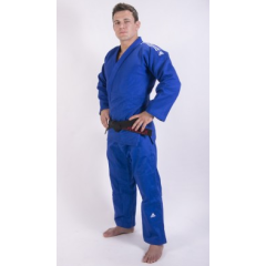 Adidas judopak Champion IJF 180cm - Blauw