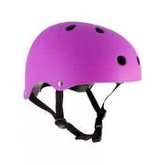 Skatehelm Essentials Mat Paars Maat 49/52 cm