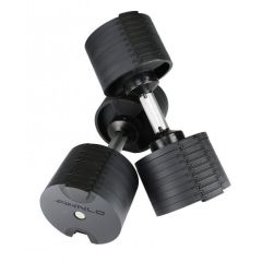 Finnlo Smartlock Dumbellset - Zwart/Grijs 