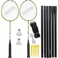 Badmintonset Stiga - Zwart/Wit/Groen