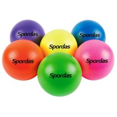 Set of 6 Neon-Colored Foam Balls