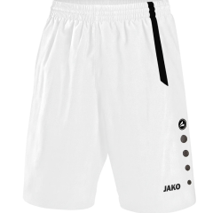 Jako Sportbroek Turin | wit/zwart | Size: 164