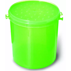 Bait Container Worm Box S green 100mm Ø85mm