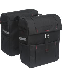 New Looxs Vigo Double Dubbele Fietstas - 37 liter - Zwart