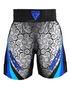 BSS Boxing Training Shorts Satin R2 - Blauw