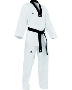 Adidas Taekwondopak Champion II Zwarte Revers 