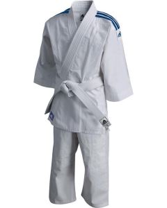 Adidas Judopak Evolution II Wit/Blauw 150-160cm