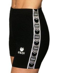 GI&DI Damesshort 370 Zwart Sportbroek - Maat S