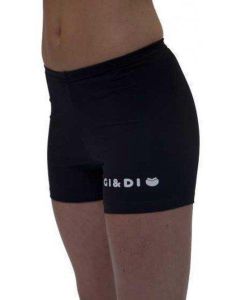 GI&DI Damesshort 3424 Zwart Sportbroek - Maat XXXL