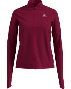 Odlo Midlayer Volledige Rits FLI CERAMIWARM ROOD - Maat M