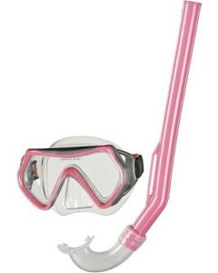 BECO kinder snorkelsetje Pula - roze - 4+