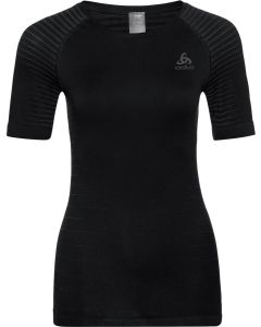 Odlo Bl Top Crew Neck S/S Performance Light Dames Thermoshirt - Black - Maat L