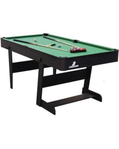 Cougar Hustle XL Pooltafel Opvouwbaar - Zwart