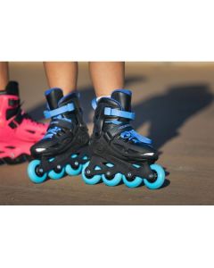 Powerslide Skeelers - zwart/blauw