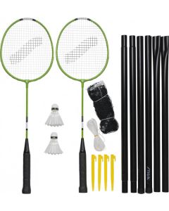 Badmintonset Stiga - Zwart/Wit/Groen