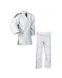 JUDOGI ADIDAS "TRAINING" BLANCO CON BANDAS NEGRAS