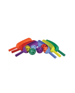 Scoop Set met 6 Gekleurde Knuppels en Ballen