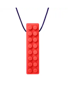 ARK's Brick Stick Chew Necklace - Red (soft)