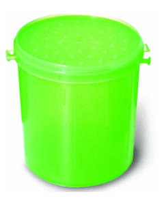 Bait Container Worm Box S green 100mm Ø85mm