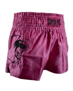 Super Pro Combat Gear Thai en Kickboksshort Hero Roze/Wit Small